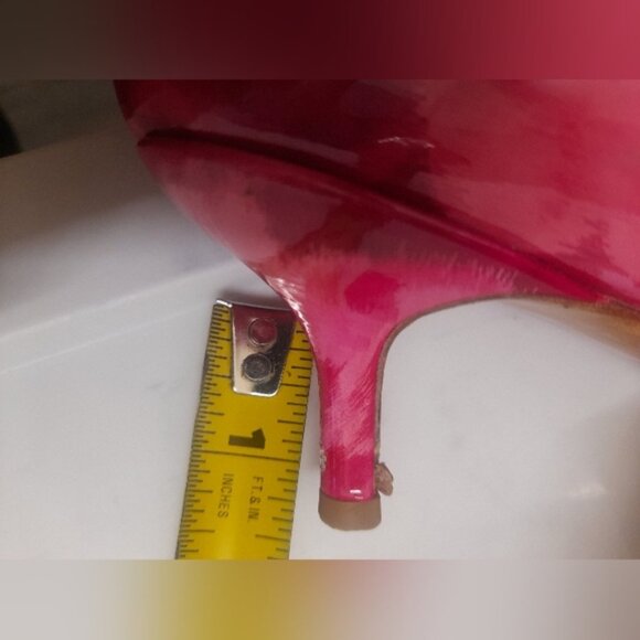 LOUIS VUITTON - Pink Flower Bloom Patent Leather Pump/Heels - Picture 9 of 16